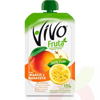 Mifrut Mango/ Maracuyá Vivo 120 Gr