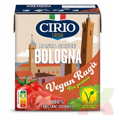 Salsa Bologna Vegan Ragú Cirio 340Gr