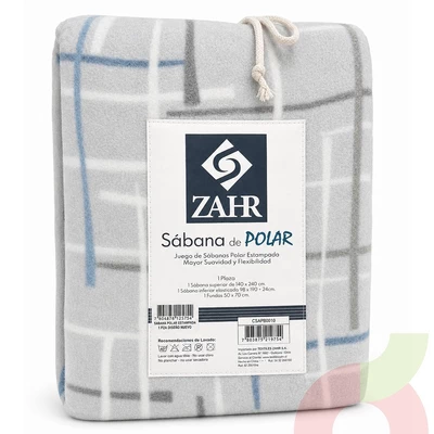 Juego Sábanas de Polar Zahr 1 Plaza