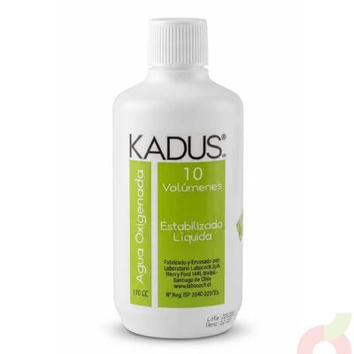 Agua Oxigenada Estabilizada Líquida Kadus 110Cc 10 Vol.