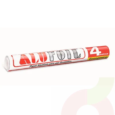 Papel Aluminio Económico Alufoil 4Mt