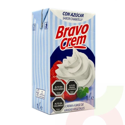 Bravo Crem Sabor Chantilly 1Lt 
