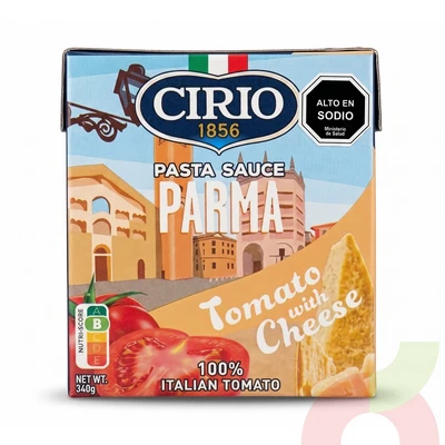 Salsa Parma Tomate & Queso Cirio 340Gr