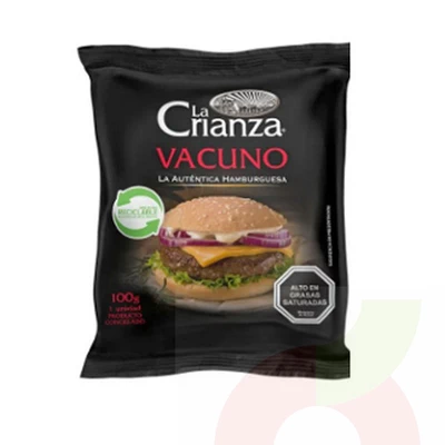 Hamburguesa de Vacuno La Crianza 100Gr 
