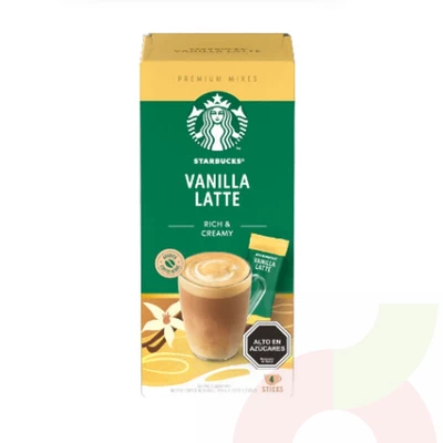 Café Vainilla Latte Starbucks 4 Unidades