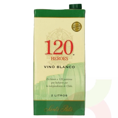 Vino Tetrapack Blanco Héroes 120 2Lt 