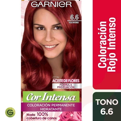 Tintura Pelo Cor Intensa 6.6 Rojo Intenso Garnier