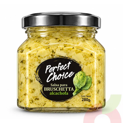Salsa Bruschetta Alcachofa Perfect Choice 280Gr