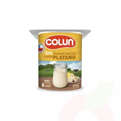 Yogurt Plátano Colun 125Gr