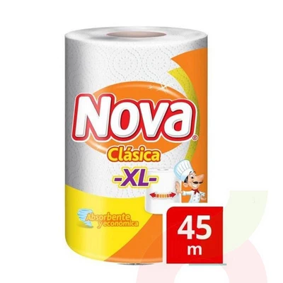 Toalla Papel Clásica XL Nova 45Mt 