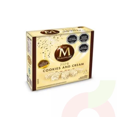 Helados Magnum Cookies and Cream Pack 5x60ml 