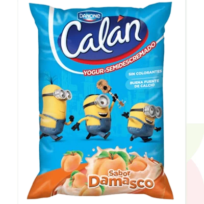 Yoghurt Semidescremada Damasco Calan 1Kg