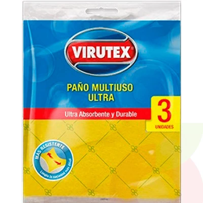 Paños Multiusos Clásicos Virutex 3 Unidades 