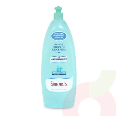 Jabón Glicerina Antibacteriano Hipoalergénico Simonds 1Lt