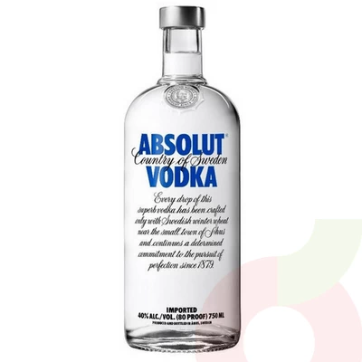 Vodka Blue Absolut 750Ml