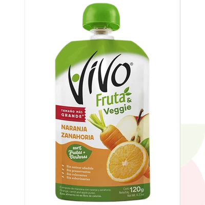 Mifrut Naranja Y Zanahoria Vivo 120 Gr