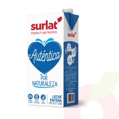 Leche Entera Natural Surlat 1Lt