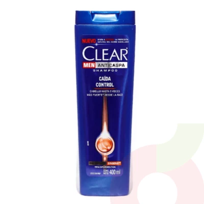 Shampoo Men Anti Caspa Control Caída Clear 400Ml