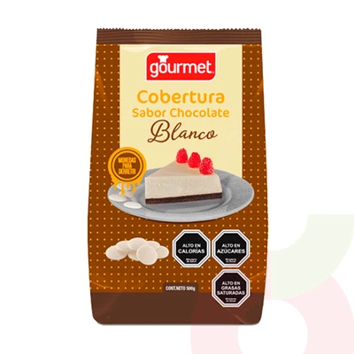 Cobertura De Chocolate Blanco Gourmet 500Gr