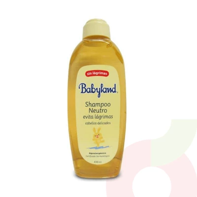 Shampoo Neutro Evita Lágrimas Babyland 410Ml