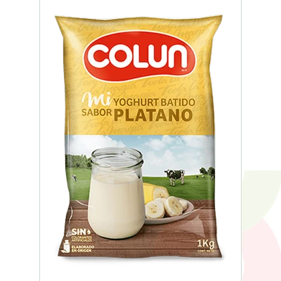 Yoghurt Plátano Colun 1Kg