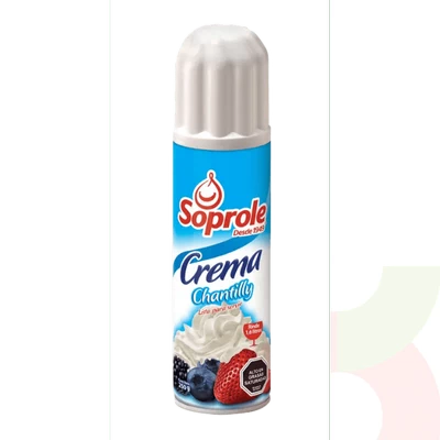 Crema Chantilly Light Spray Soprole 250Gr