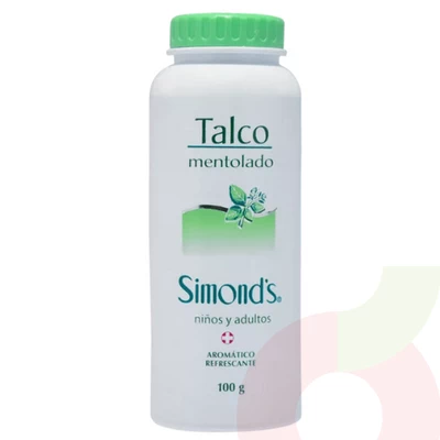Talco Mentolado Simonds 100Gr