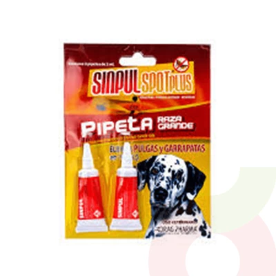 Pipeta Contra Perro Raza Grande  Sinpul Stop Plus 2Ml
