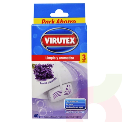 Canastilla Inodoro Lavanda Virutex 3 Unidades