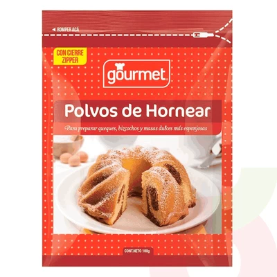 Polvos De Hornear Gourmet 100Gr