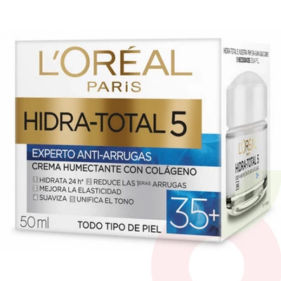 Crema Hidra Total 5 Antiarrugas día L´Oreal 50ml