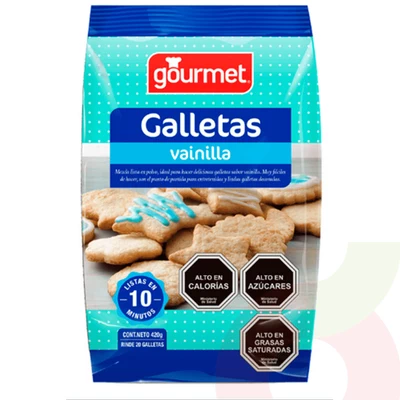 Pre-Mezcla Galletas De Vainilla Gourmet 420Gr.