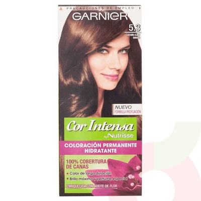 Tintura Pelo Cor Intensa 5.3 Castaño Claro Dorado Garnier