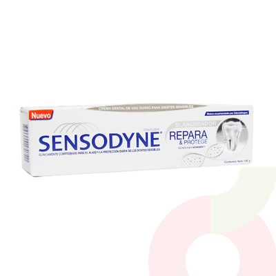 Pasta Dental Blanqueador Repara y Protege Sensodyne 100Gr