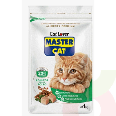 Alimento Gato Adulto Pollo Premium Master Cat 1Kg