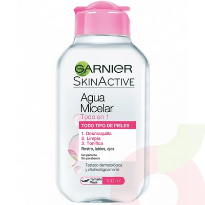 Agua Micelar Todo en 1 SkinActive Garnier 100Ml