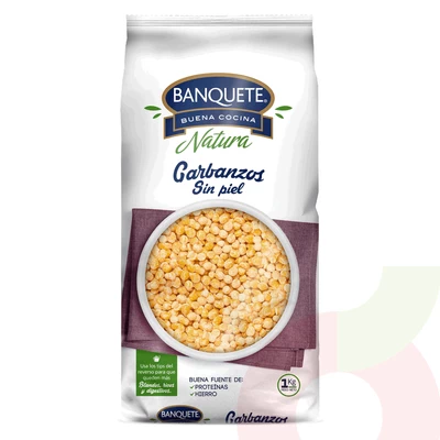 Garbanzos Medianos Sin Piel Banquete 1Kg