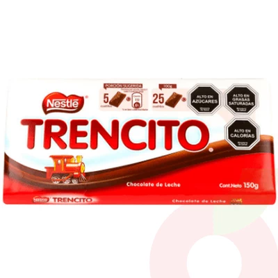 Chocolate de Leche Trencito Nestlé 150Gr