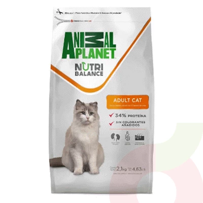 Alimento Gato Adulto Nutribalance Animal Planet 2.1Kg