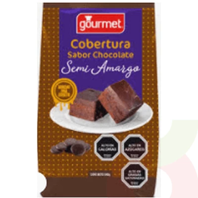 Cobertura Chocolate Semi Amargo Gourmet 500 Gr