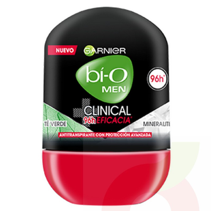 Antitranspirante Roll Clinical 96H Eficacia Té Verde Men Bí-o Garnier 50Ml - 7509552840438.jpg