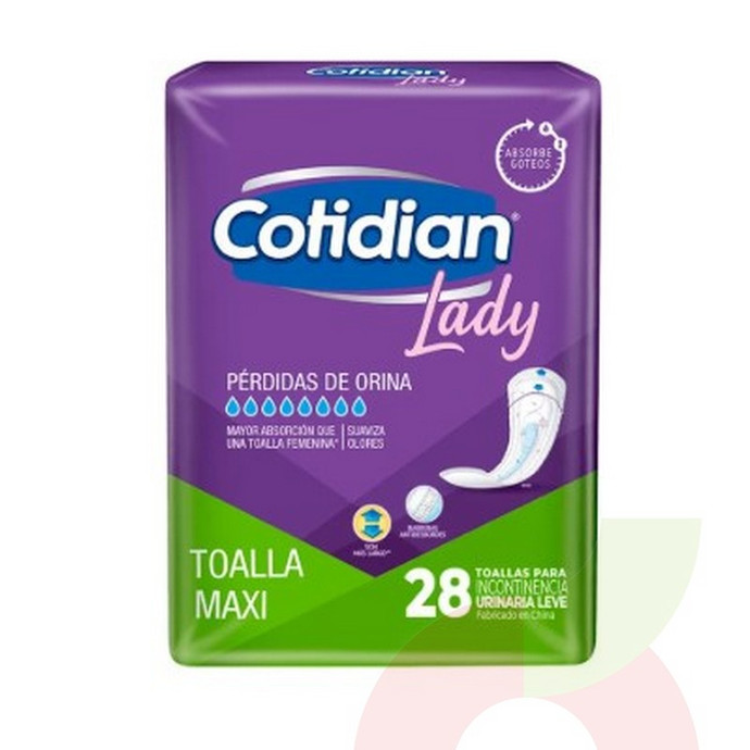 Toalla Maxi Cotidian Lady 28Unid  - COTIDIAN1.JPG