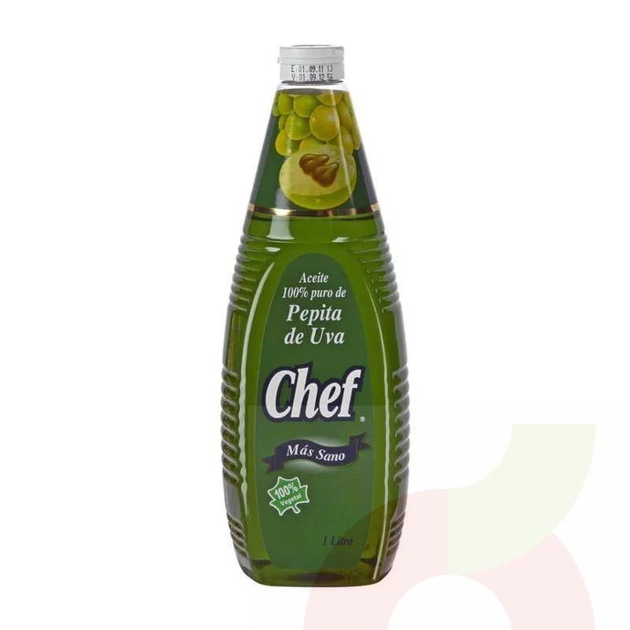 Aceite Pepita Uva Chef 1L - Aceite Pepita Uva Chef 1L