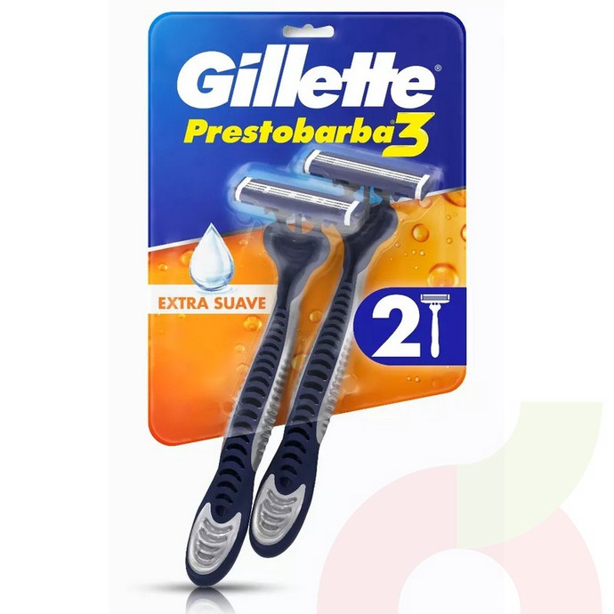 Gillette Prestobarba 2 Unidades - 7702018874729.JPG