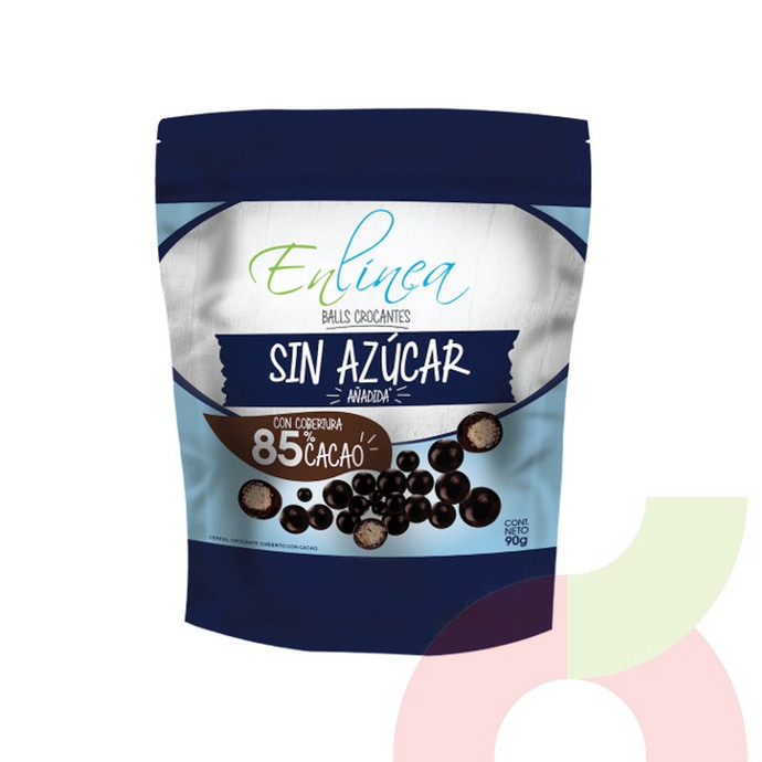 Balls Crocantes Cubiertas 85% Cacao En Línea 90Gr - 7804000002643.JPG