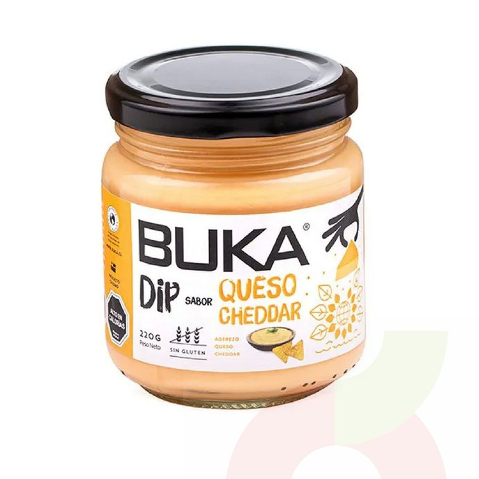 Pasta de Queso Cheddar Untable Buka 220Gr  - salsa queso buka.jpg