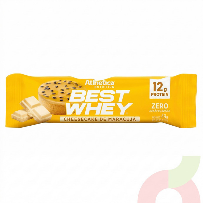 Barra Cheesecake Maracuya Zero Best Whey 49Gr - Best whey Cheesecake Maracuja.JPG