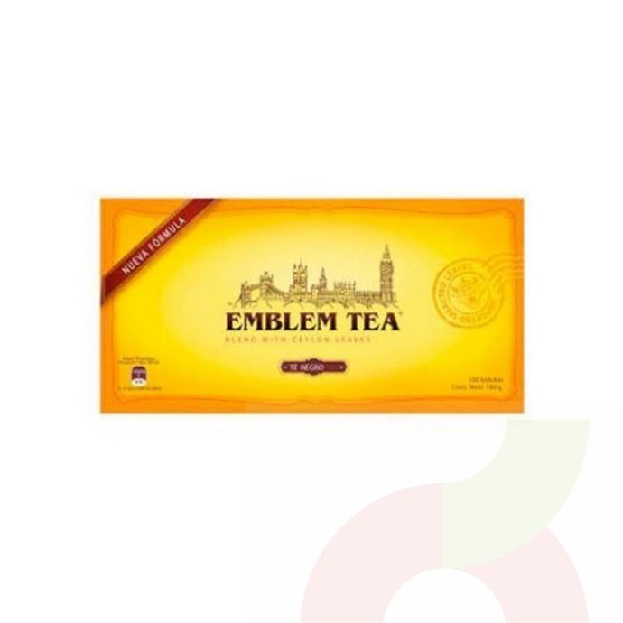Te Negro Ceylon Blend Emblem Tea 100 Bolsitas 180Gr  - Te Negro Ceylon Blend Emblem Tea 100 Bolsitas