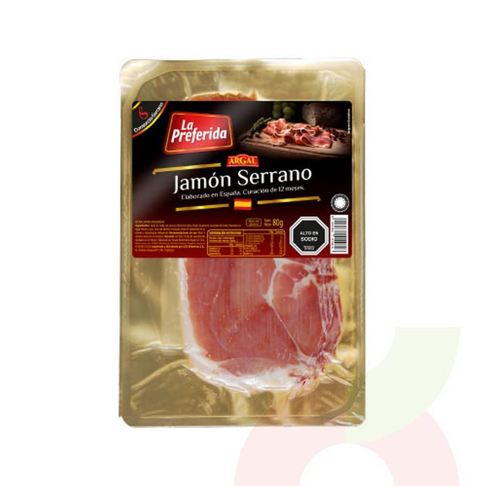 Jamón Serrano La Preferida 80Gr - Jamon Serrano 80Gr La Preferida