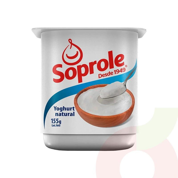 Yoghurt Batido Natural Soprole 155Gr - Yoghurt Batido Natural-Soprole 155Gr